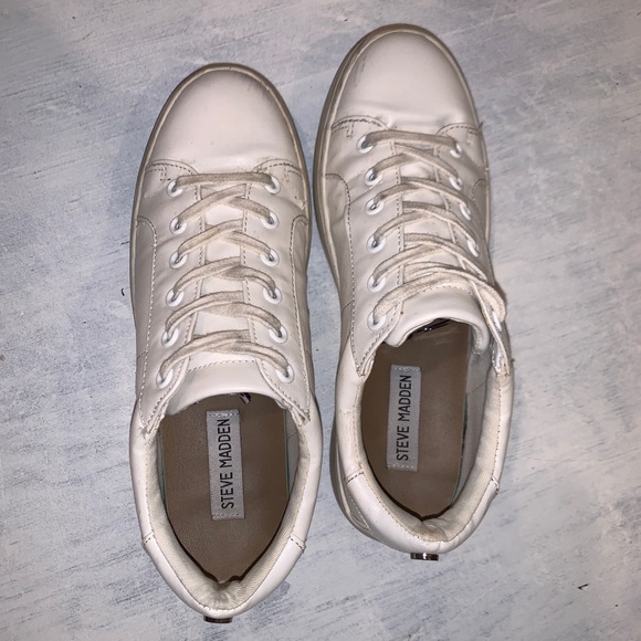Steve Madden Bertie Sneaker - White - Picture 2 of 7